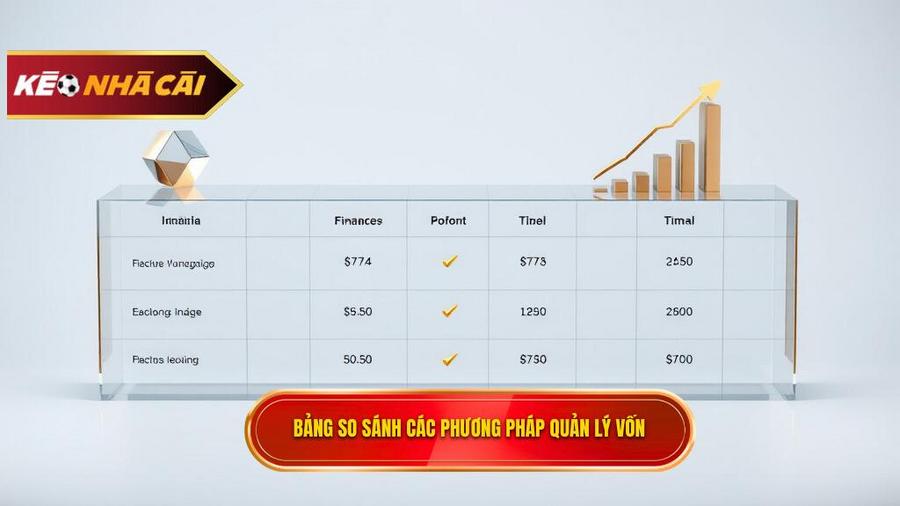Bảng so sánh các phương pháp quản lý vốn