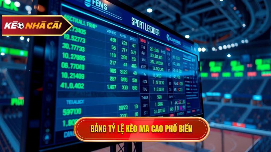 Bảng so sánh các mức kèo bóng đá Ma Cao phổ biến