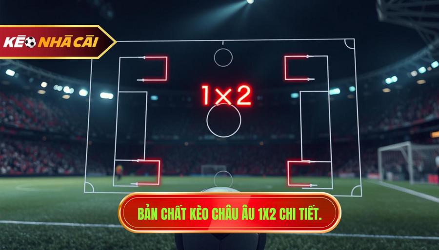 1. Bản chất kèo châu Âu 1x2 chi tiết.