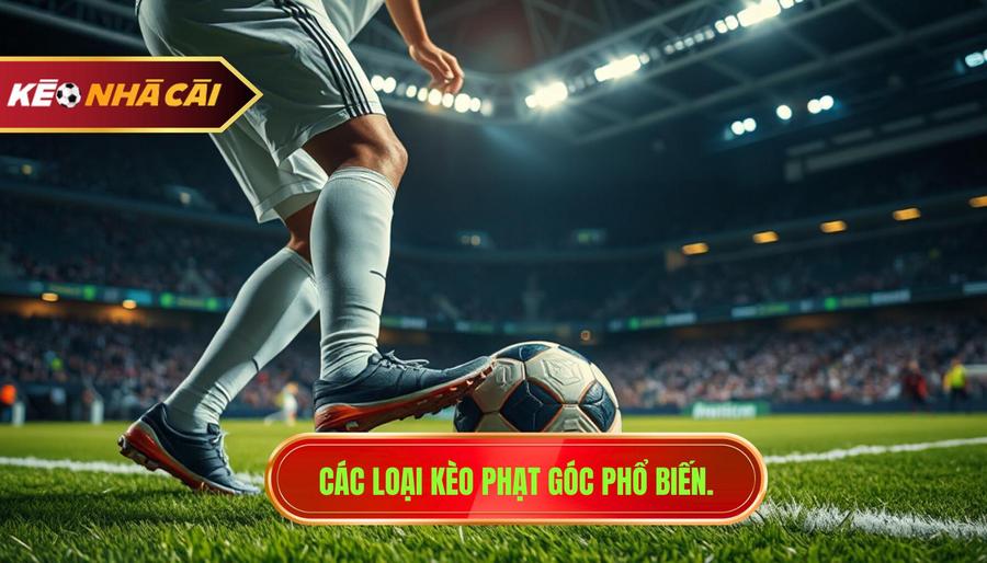 2. Các loại kèo phạt góc phổ biến.
