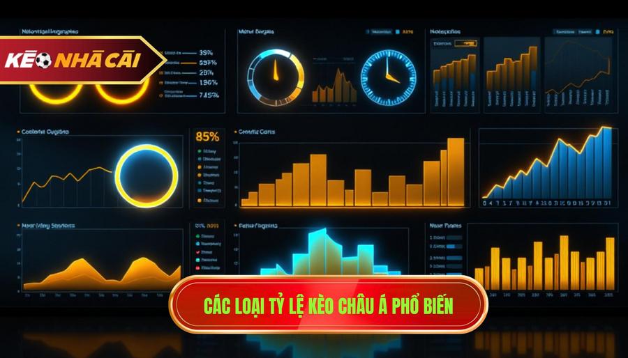 2. Các loại tỷ lệ kèo châu Á phổ biến
