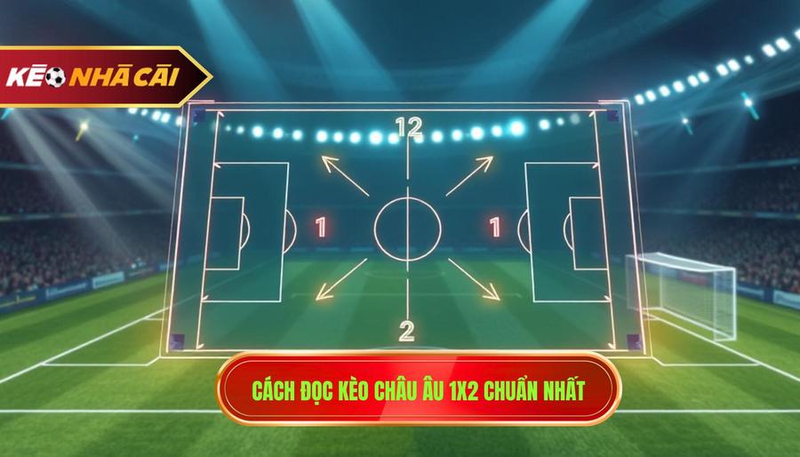 3. Cách đọc kèo Châu Âu 1x2 chuẩn nhất