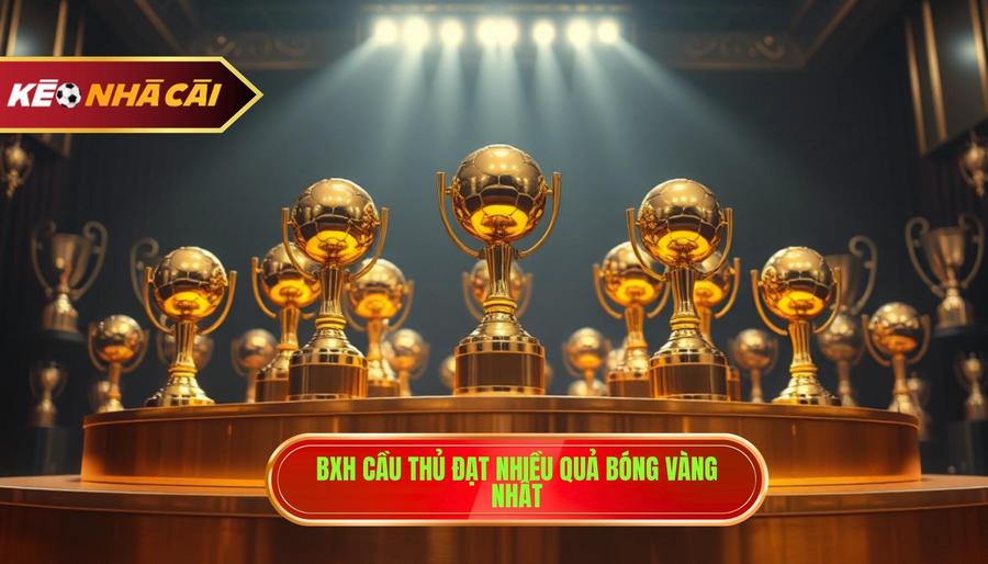 Bảng xếp hạng những cầu thủ có nhiều Quả Bóng Vàng nhất