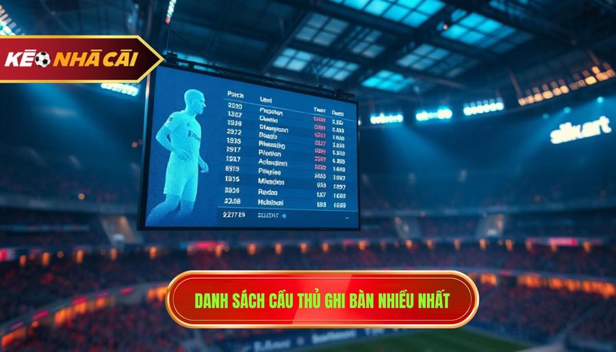 Bảng tổng hợp những cầu thủ ghi bàn nhiều nhất (Dữ liệu chính thức)